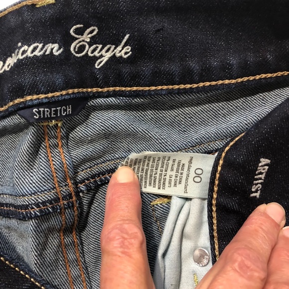 American Eagle Low Rise Stretch Artist Ankle Jeans - Picture 5 of 8